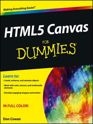 cover image of HTML5 Canvas For Dummies